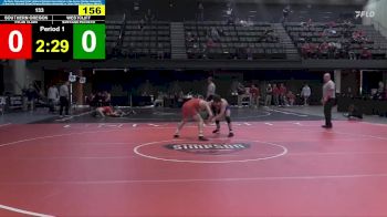 133 lbs Cons. Semi - Santiago Pacheco, Westcliff vs Dylan Clark, Southern Oregon