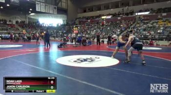 5A 215 lbs Quarterfinal - Jaxon Carleson, Little Rock Christian vs Noah Lagg, Mountain Home