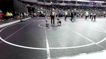 46 lbs 5th Place - Addison Caprio, SlyFox Wr Ac vs Arabelle Roberts, Ground Zero WC