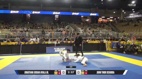 John Thor Sciarra vs Jonathan Josiah Ayala Jr. 2025 Pan Kids Jiu-Jitsu IBJJF Championship