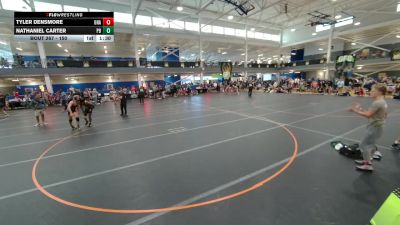 150 lbs Champ. Round 1 - Tyler Densmore, Unattached vs Nathaniel Carter, Unattached