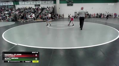 70 lbs Round 1 - Wyatt Brown, Open Mats vs Maxwell St.John, Greater Heights