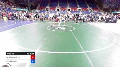 165 lbs Rnd Of 128 - Marcus Reasbeck, MN vs Jimmy Mastny, IL