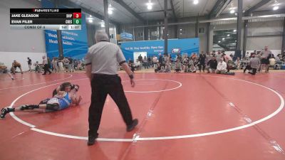 136 lbs Consi Of 4 - Jake Gleason, Shippensburg vs Evan Filer, Cresaptown