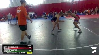 113 lbs Round 2 (4 Team) - Grant Niegelsen, Aquinas 2 vs Garrett Ganter, Oconto Falls