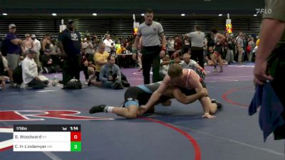 175 lbs Quarterfinal - Braidon Woodward, NY vs Cole Han-Lindemyer, MN