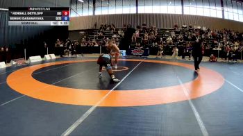 55kg Semifinal - Kendall Dettloff, London-Western Wrestling Club vs Senuki Dasanayaka, Hamilton Wrestling Club