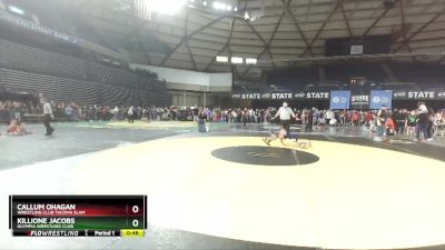 93 lbs Champ. Round 2 - Callum OHagan, Wrestling Club Tacoma Slam vs Killione Jacobs, Olympia Wrestling Club