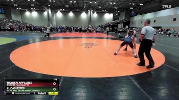 175 lbs Champ. Round 2 - Lucas Estes, St. Michael The Archangel Catholic vs Hayden Applebee, Shawnee-Mill Valley HS