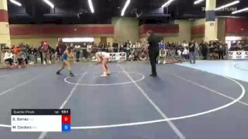 46 kg Quarterfinal - Gabriella Gomez, Illinois vs Monee Cordero, California