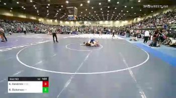 135 lbs Round Of 16 - Kash Hendrick, South Tahoe High School vs Bryan Dickerson, Team Aggression