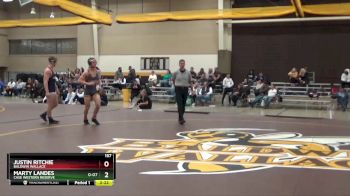 157 lbs 5th Place Match - Justin Ritchie, Baldwin Wallace vs Marty Landes, Case Western Reserve