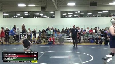 178 lbs Cons. Round 3 - Caleb Burns, Kalamazoo Premier WC vs Blake Dudzic, Downriver WC