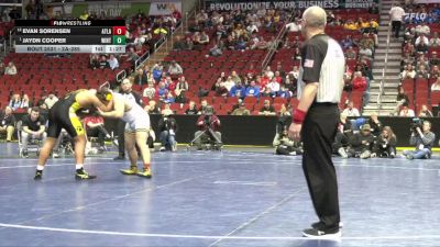 2A-285 lbs Semifinal - Jaydn Cooper, Winterset vs Evan Sorensen, Atlantic