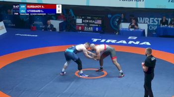 125 kg Final 3-5 - Abdulla Kurbanov, Individual Neutral Athletes vs Lucas Stoddard, United States