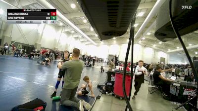 56 lbs Cons. Semi - William Rosas, Sanderson Wrestling Academy vs Leo Dryden, Mine Yard Dogs