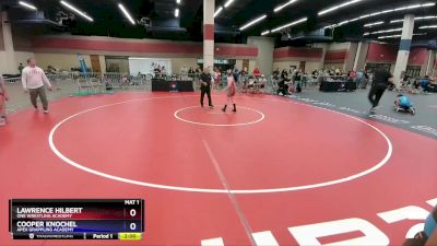 108 lbs Cons. Round 3 - Lawrence Hilbert, ONE Wrestling Academy vs Cooper Knochel, Apex Grappling Academy