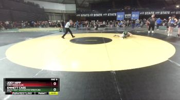 105 lbs Cons. Round 2 - Joey Hipp, Toro World Club vs Emmett Cass, South West Washington Wrestling Club