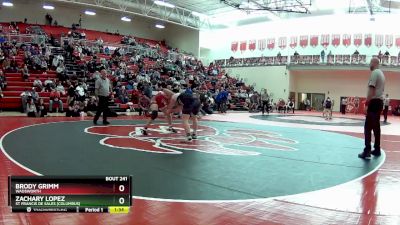 165 lbs Semifinal - Zachary Lopez, St Francis De Sales (Columbus) vs Brody Grimm, Wadsworth
