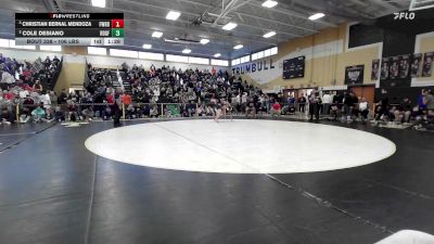 106 lbs Semifinal - Christian Bernal Mendoza, Fairfield Warde vs Cole Desiano, Ridgefield