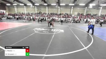 66 lbs 3rd Place - Connor Moody, Athlos Wrestling vs William Simpson, Kirtland Broncos