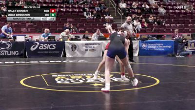 130 lbs Quarterfinal - Haley Smarsh, Moon Area-G vs Lucia Crossken, Southern Lehigh-G