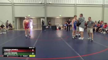 160 lbs Placement Matches (16 Team) - Carson Howell, California vs Colton Mewes, North Dakota Blue