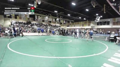 175 lbs Cons. Round 2 - Braden Sherman, Chapparal vs Isaiah Boelk, Helix Charter