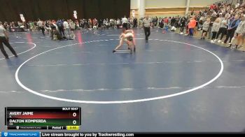 102 lbs Champ. Round 1 - Dalton Komperda, CO vs Avery Jaime, IL