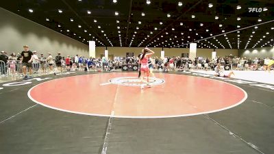 95 lbs Cons. Semis - Collins McClure, Glenpool High School Wrestling vs Audrey Layman, Cleveland Highschool Wrestling