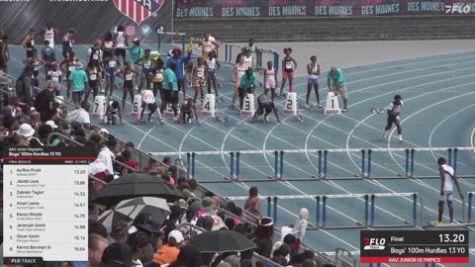 2026 AAU Junior Olympic Games - Youth Boys' 100m Hurdles, Finals 1 - Age 14