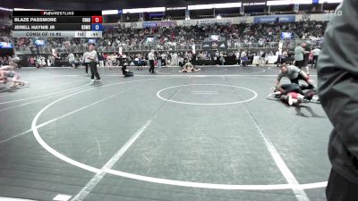 78 lbs Consi Of 16 #2 - Blaze Passmore, Chase County Wrestling Club vs Jerell Haynie Jr, D3wc