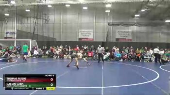 120 lbs Round 3 (4 Team) - Thomas Rubio, Tennessee White vs Calvin Caba, South Dakota Blizzard