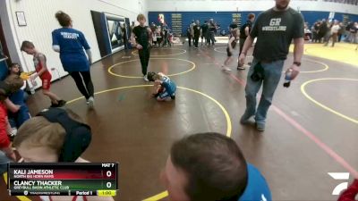 55-60 lbs Round 3 - Clancy Thacker, Greybull Basin Athletic Club vs Kali Jameson, North Big Horn Rams