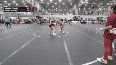135 lbs Round 5 (6 Team) - Melania Turano, Razor PinkWave vs Sophia Hodges, Team Diamond Fish