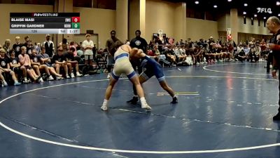 126 lbs Round 2 (6 Team) - Blaise Masi, Spartan WC vs Griffin Gardner, North Shelby Regulators Blue