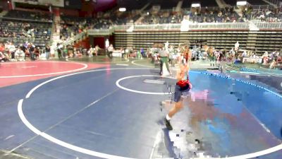 123 lbs Quarterfinal - Leandro Moran, Billings WC vs Kaige Kline, Touch Of Gold