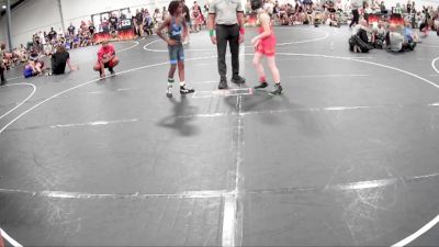84 lbs Round 3 (6 Team) - Aviyahn Mills, RWA vs Mason Steinhauser, Level Up Wrestling Club