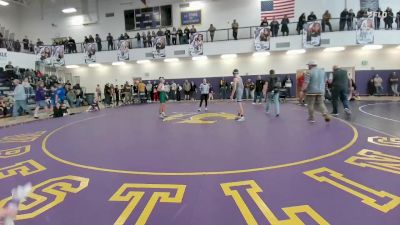 110 lbs Semifinal - Tanner Myers, Thermopolis vs Tobyn Shakespeare, Lander Middle School