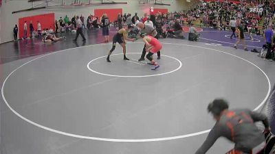 120 lbs Champ. Round 2 - Tristen Barry, Bend vs Wyatt Wallace, McMinnville