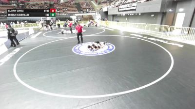 106 lbs Cons. Sub-rd Of 16 - Elijah Cruz, Woodlake Tiger Wrestling Club vs Jesiah Castillo, Legacy Wrestling Center