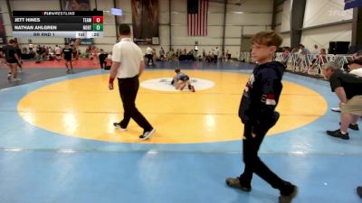 100 lbs Rr Rnd 1 - Jett Hines, Team Barracuda MS vs Nathan Ahlgren, North Carolina National Team Blue