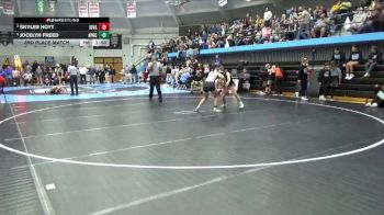 130 lbs 3rd Place Match - Jocelyn Freed, AP/GC vs Skyler Hoyt, Iowa Valley, Marengo
