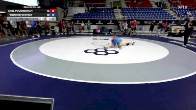 132 lbs Cons. Sub-quarters - Cael Puderbaugh, KS vs Conner Whitely, OH