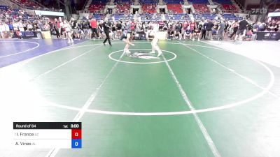 135 lbs Round Of 64 - Isis France, AZ vs Aenaya Vines, AL