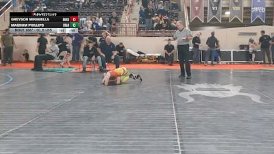 50_B lbs Round Of 64 - Greyson Mirabella, Burgettstown vs Magnum Phillips, Franklin Regional
