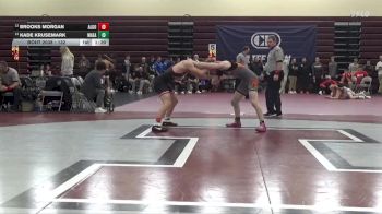 132 lbs Cons. Round 1 - Kade Krusemark, Waterloo East vs Brooks Morgan, Algona