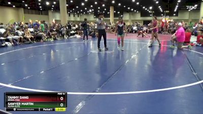 120 lbs Round 2 - Tammy Dang, BRAWL PINK vs Sawyer Martin, Alpha Elite