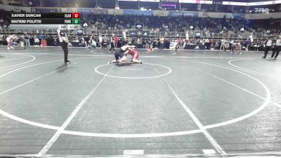 218 lbs Round Of 16 - Xavier Duncan, Claremore WC vs Matrim Politte, Park Hills Central Rebels