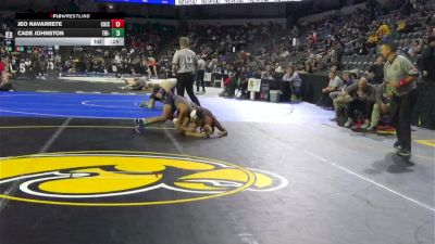 126 lbs Consi Of 32 #2 - Jeo Navarrete, Chico (NS) vs Cade Johnston, Tri-City Christian (SD)